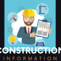 Colorful Abstract Illustrative Construction Worker Logo